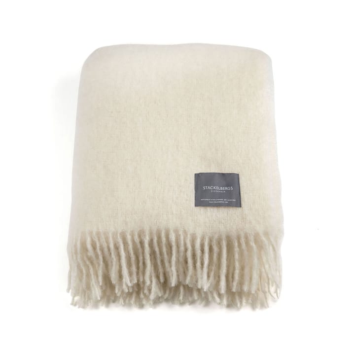 Plaid Mohair - bright white - Stackelbergs