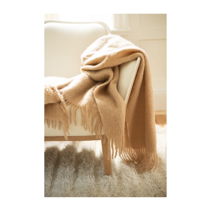 Plaid Mohair, camel Stackelbergs