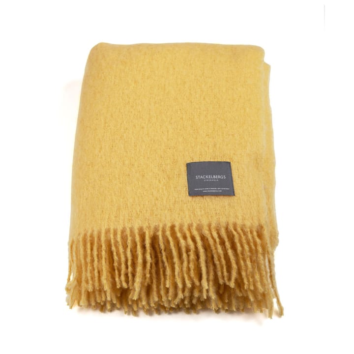 Plaid Mohair, golden yellow Stackelbergs