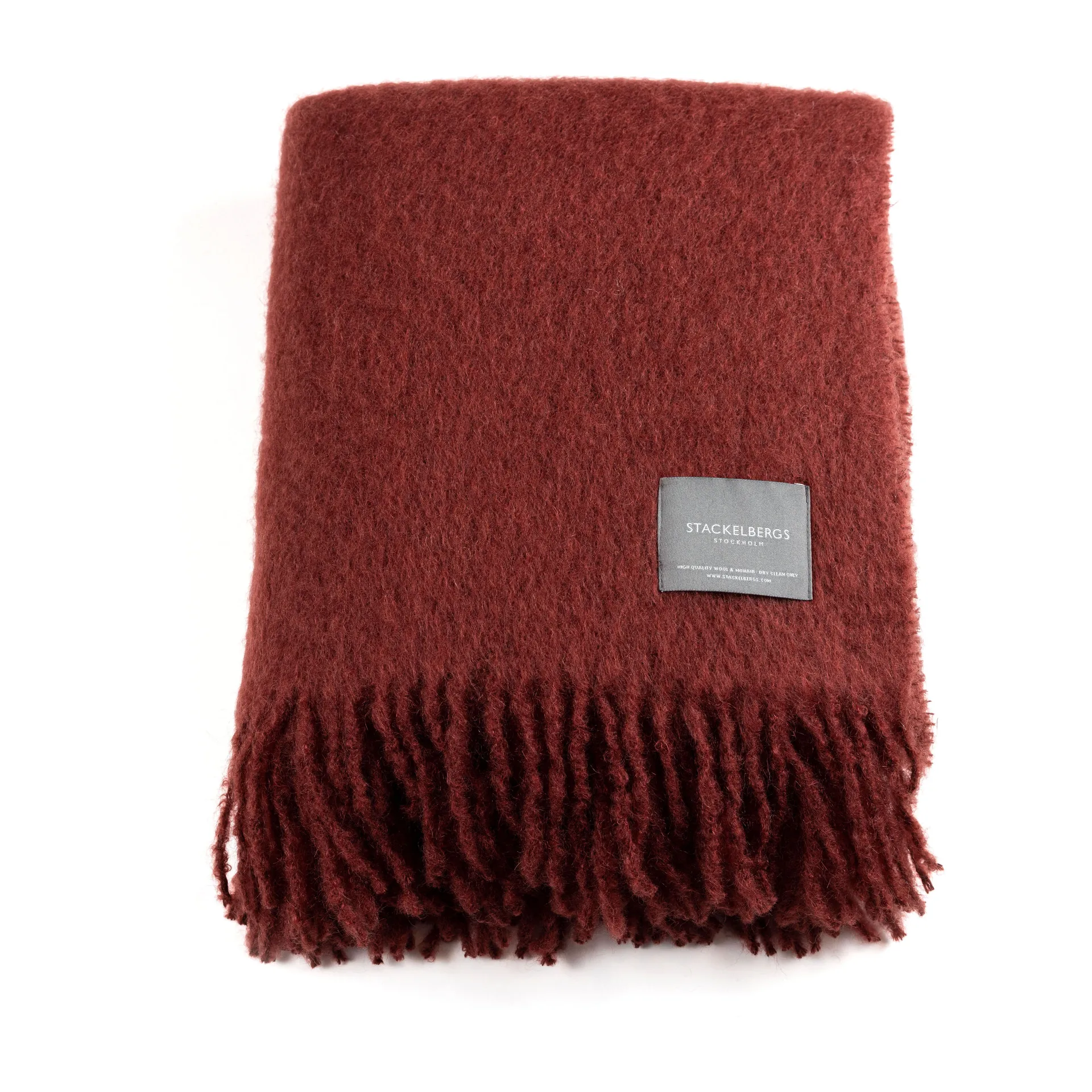 Plaid Mohair, terre cuite Stackelbergs