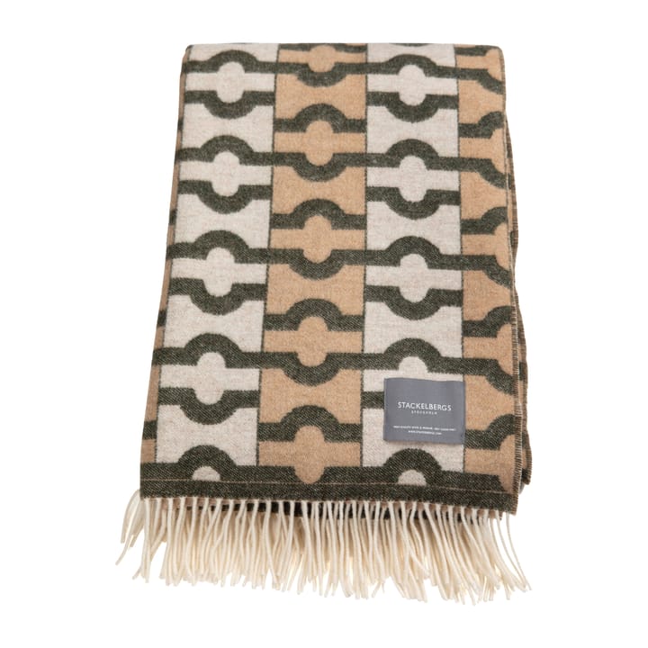 Plaid Wallpaper, Beige-moss-offwhite
 Stackelbergs