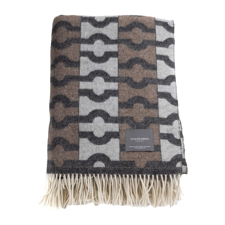 Plaid Wallpaper - Dark grey-brown-light grey - Stackelbergs