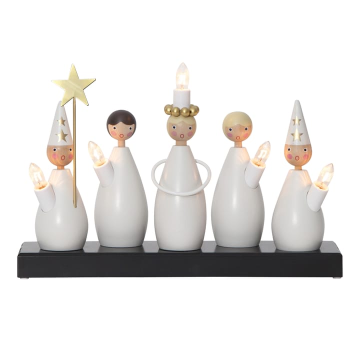 Arche de bougies Lucia Choir - Blanc - Star Trading