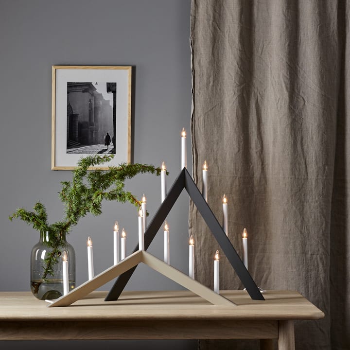 Bougeoir Arrow 36cm, Beige Star Trading