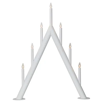 Bougeoir de l'avent Circum haut 66 cm - Blanc - Star Trading