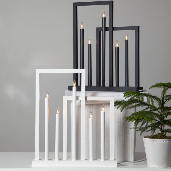 Bougeoir de l'avent Frame, Blanc Star Trading