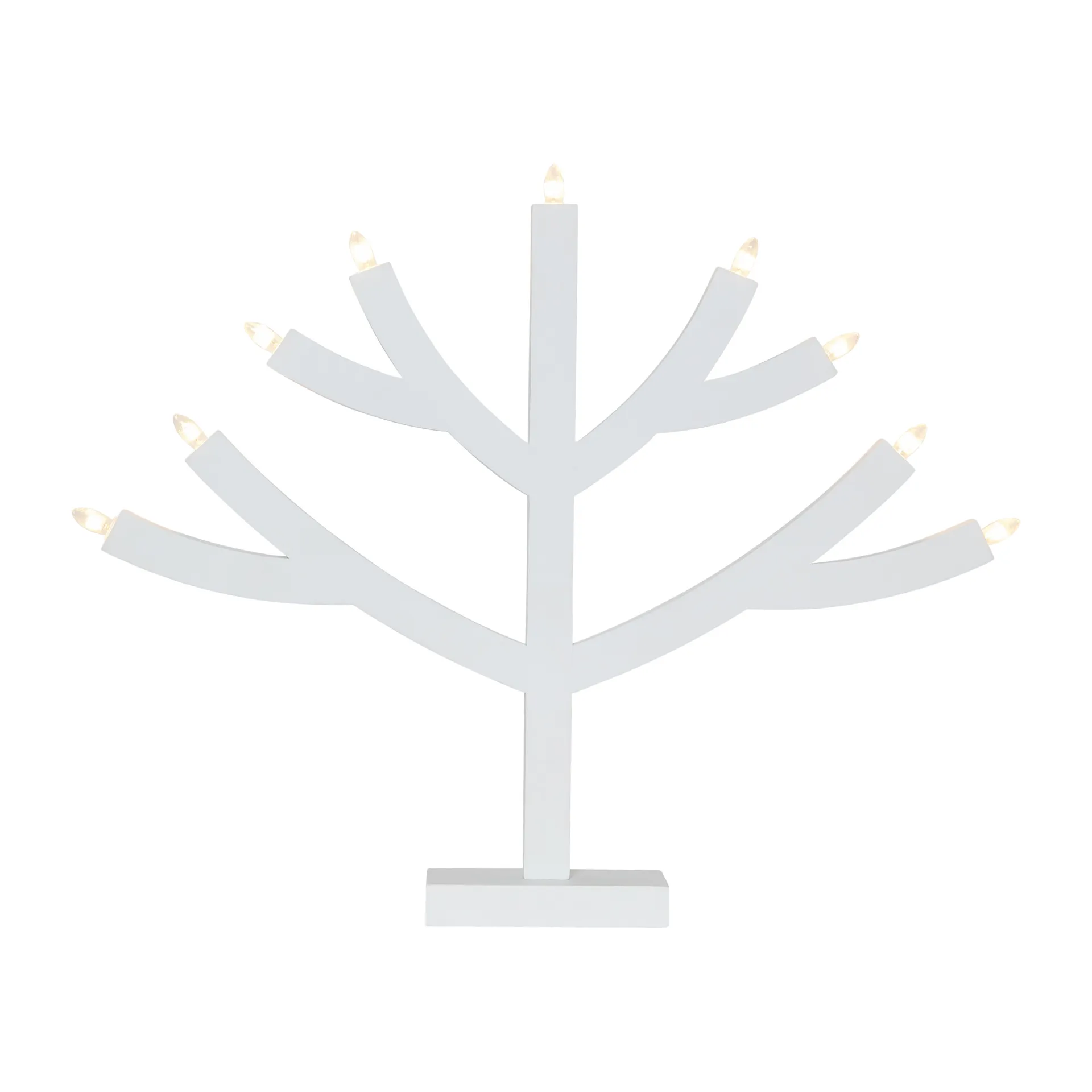 Bougeoir de l'avent Grene, Blanc Star Trading