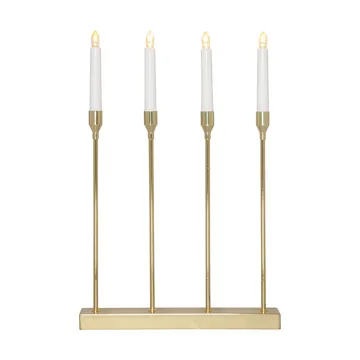 Bougeoir de l'Avent Lottie - Laiton - Star Trading