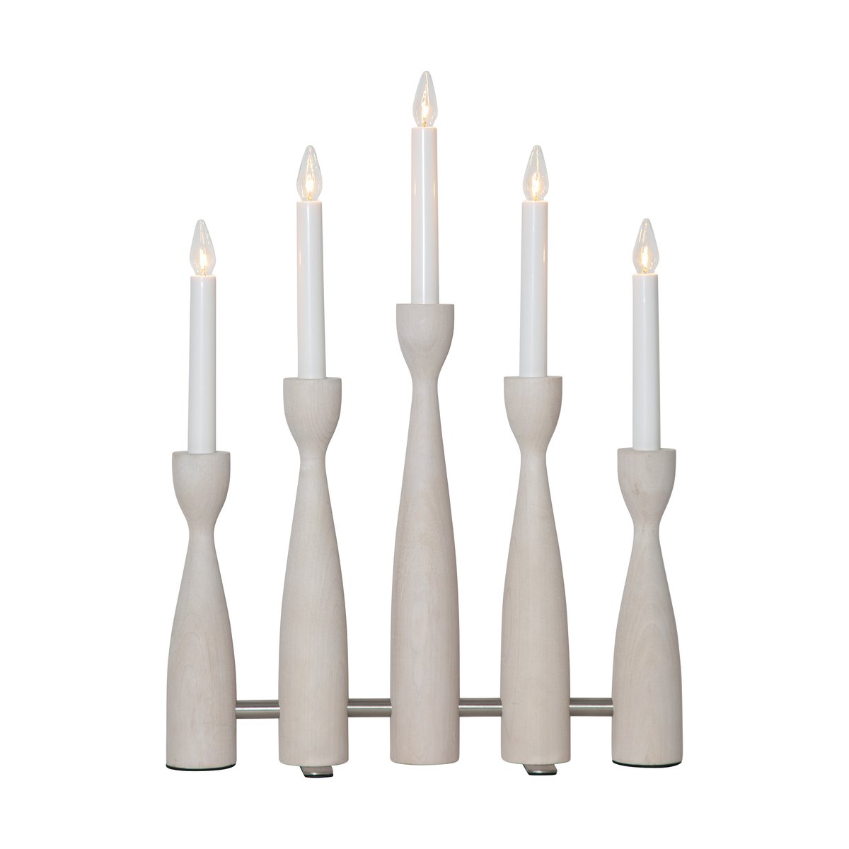 Star Trading Bougeoir de l’avent Midja 2.0 Lasure blanche