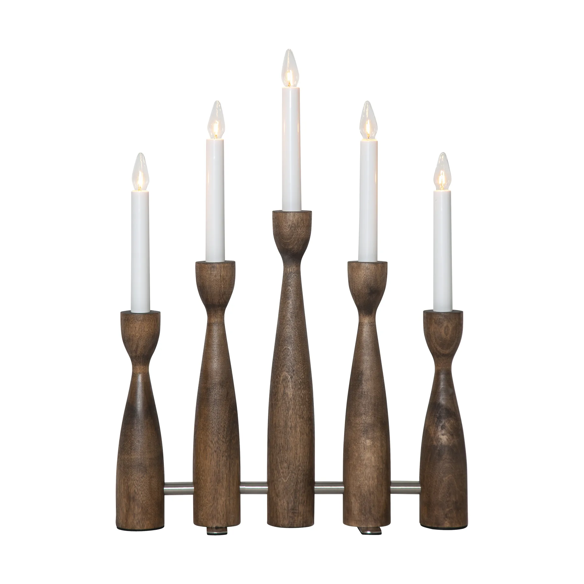 Bougeoir de l’avent Midja 2.0, Noyer Star Trading