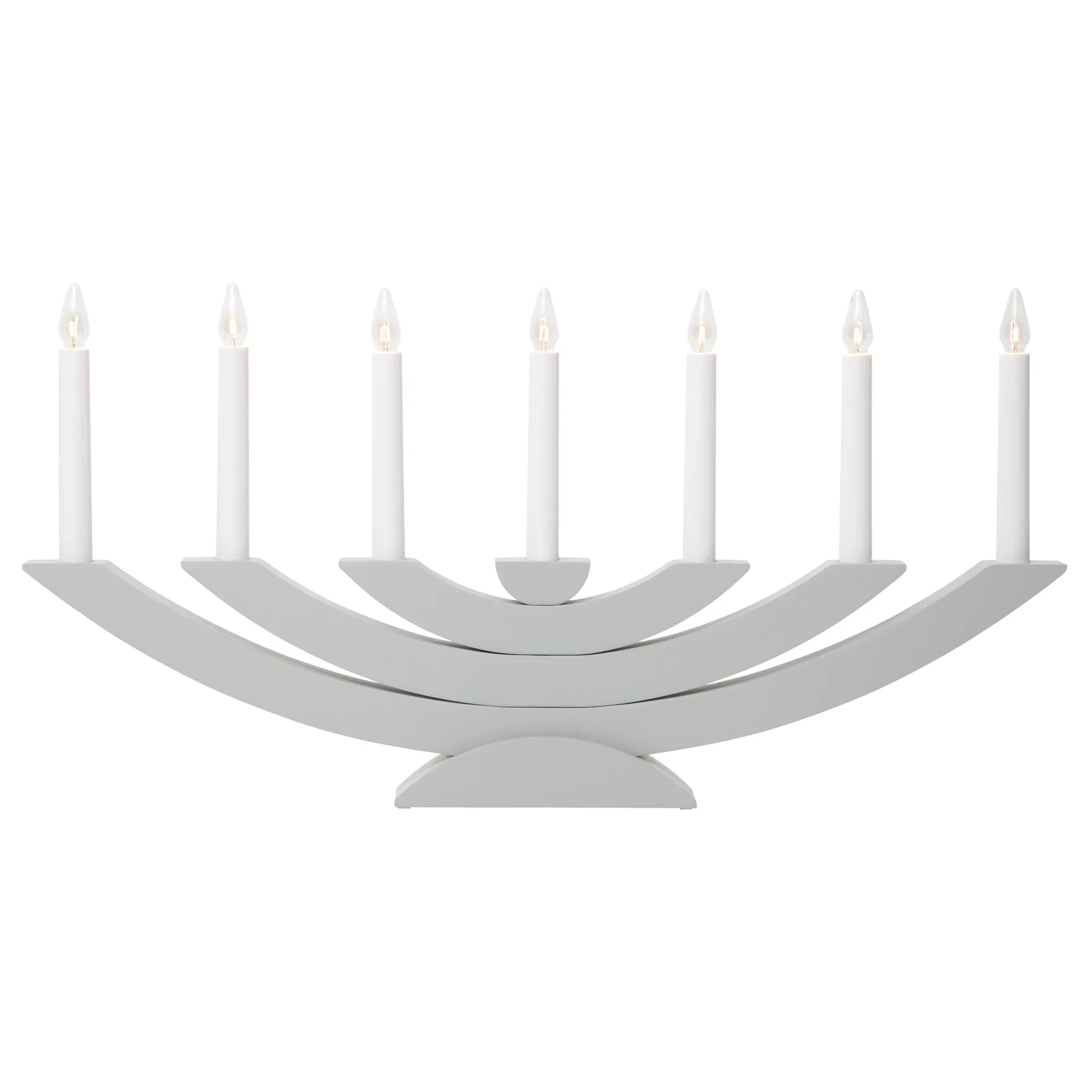 Bougeoir de l'avent Navida, Gris Star Trading