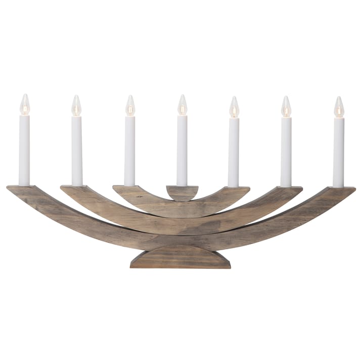 Bougeoir de l'avent Navida - Marron - Star Trading