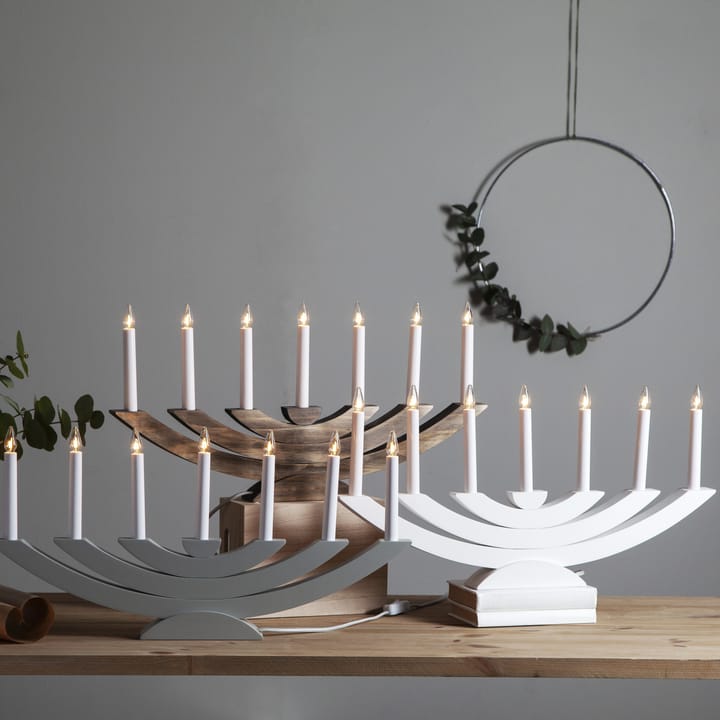 Bougeoir de l'avent Navida, Marron Star Trading