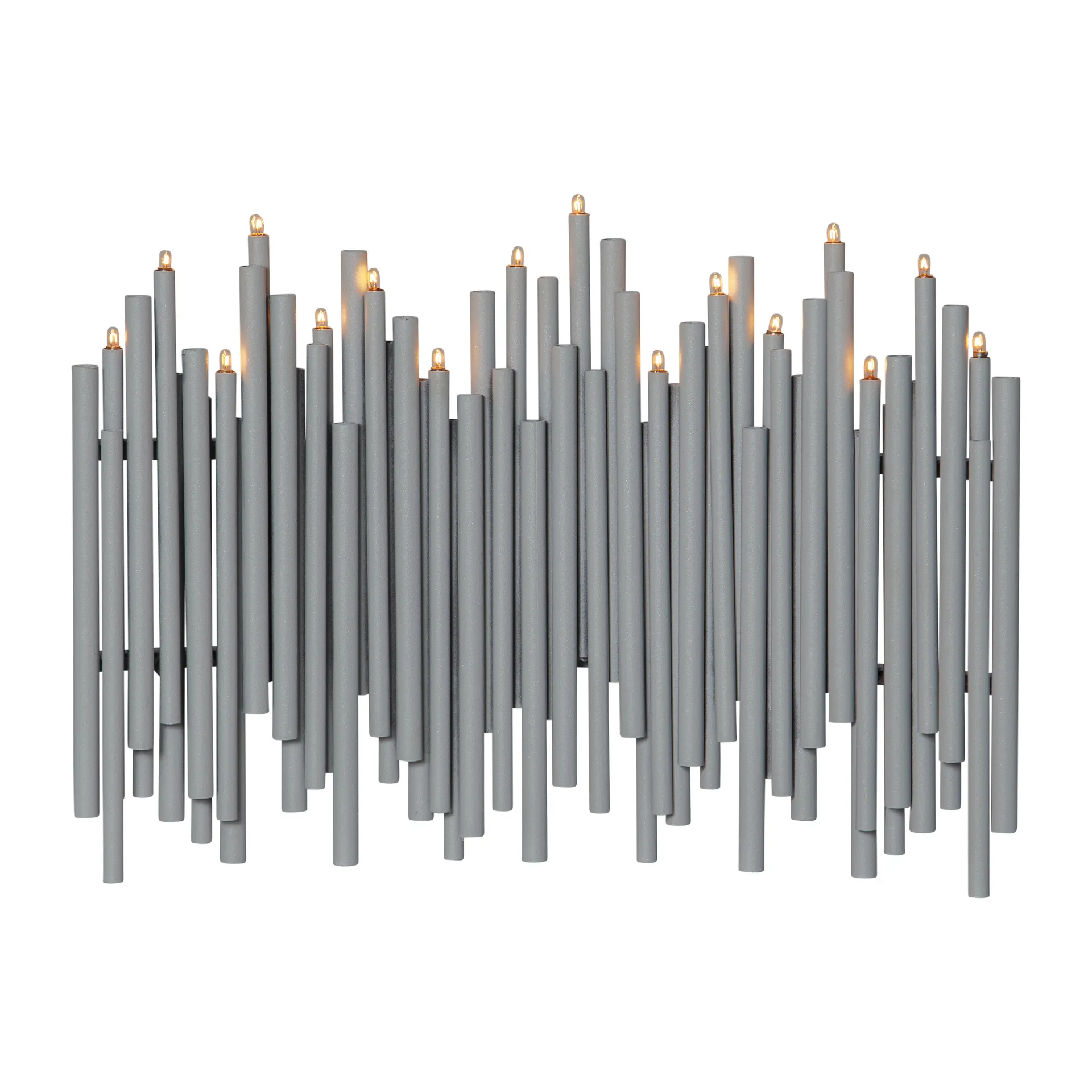 Bougeoir de l'avent Note 25x35 cm, Gris Star Trading