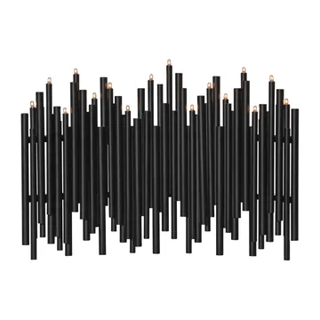 Bougeoir de l'avent Note 25x35 cm - Noir - Star Trading