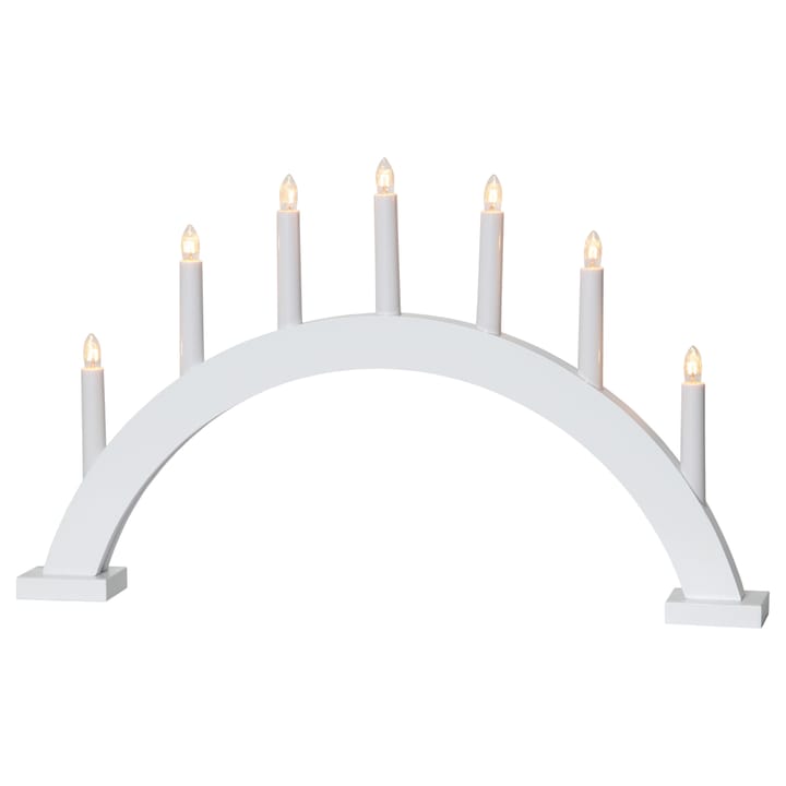 Bougeoir de l'avent Trapp arc - Blanc - Star Trading