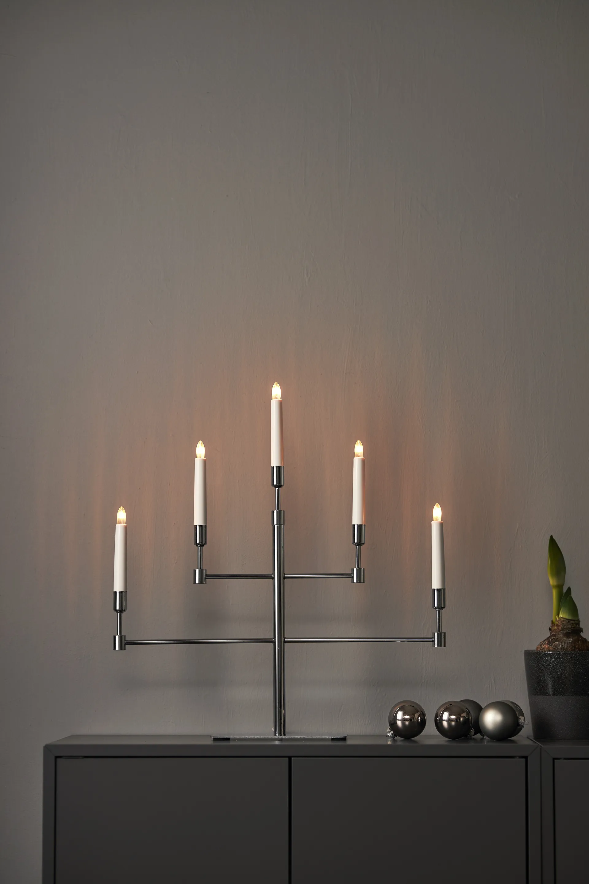 Bougeoir de l’avent Vide, Chrome Star Trading