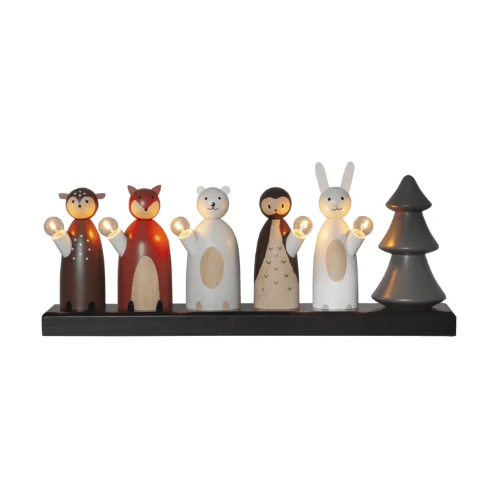 Bougeoir Forest friends 44 cm - Multi - Star Trading