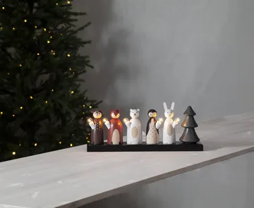 Bougeoir Forest friends 44 cm - Multi - Star Trading