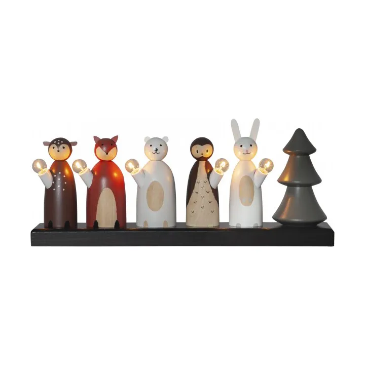 Bougeoir Forest friends 44 cm Star Trading