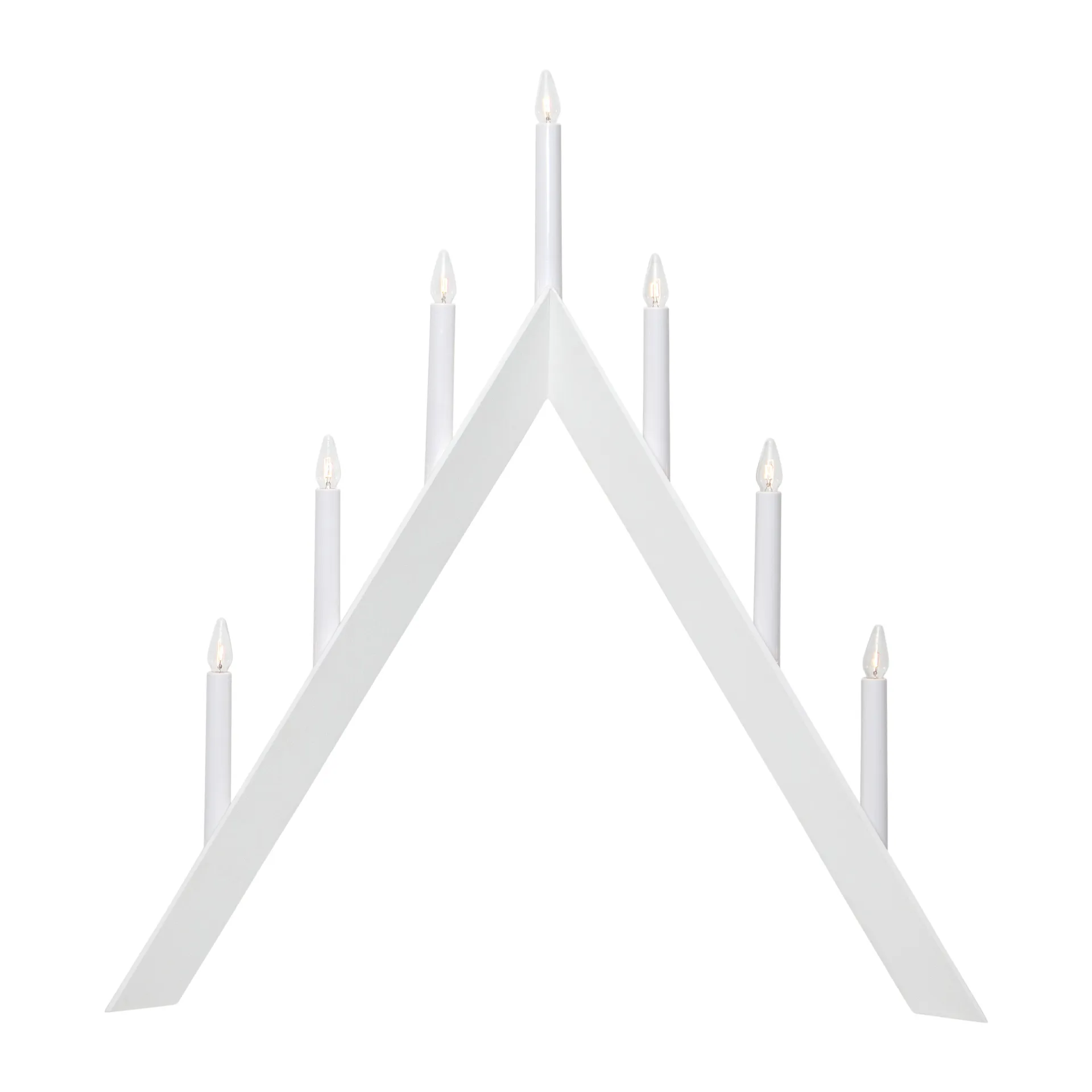 Chandelier de l'Avent Arrow 64,5cm, Blanc Star Trading
