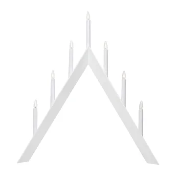 Chandelier de l'Avent Arrow 64,5cm - Blanc - Star Trading