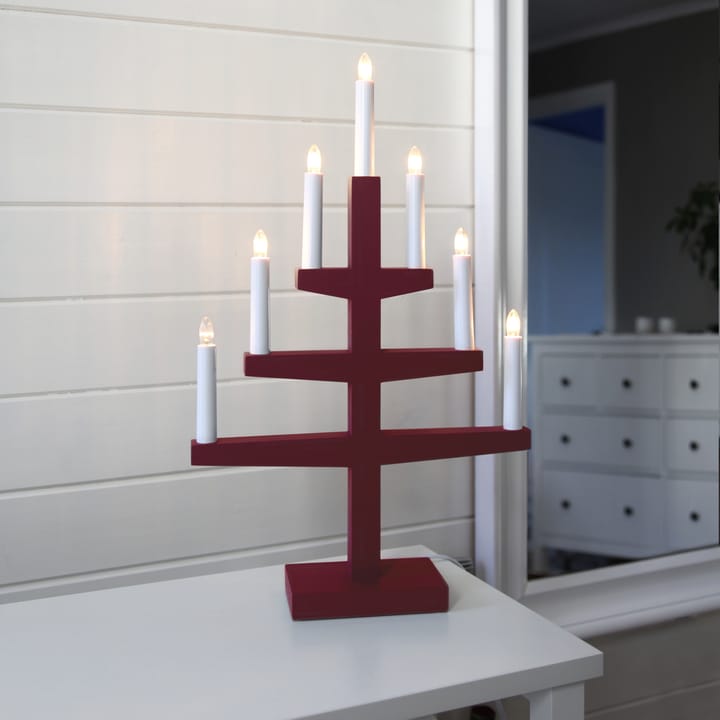 Chandelier Trapp 54 cm, rouge Star Trading