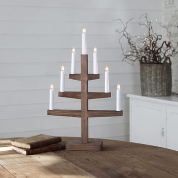 Chandelier Trapp 54 cm - teinté brun - Star Trading