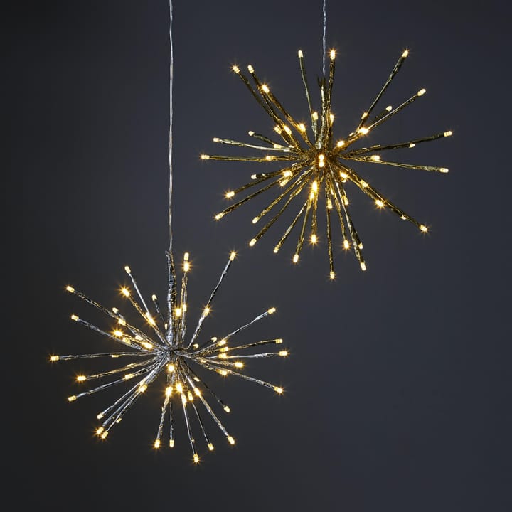 Décoration à suspendre feu d'artifice 30 cm, argent Star Trading