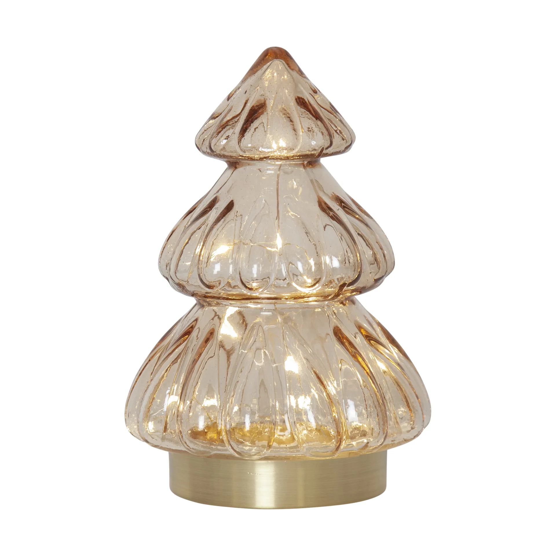 Décoration de table Abete éclairage de Noël 18 cm, Beige Star Trading