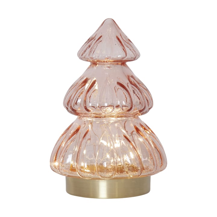 Décoration de table Abete éclairage de Noël 18 cm - Rose - Star Trading