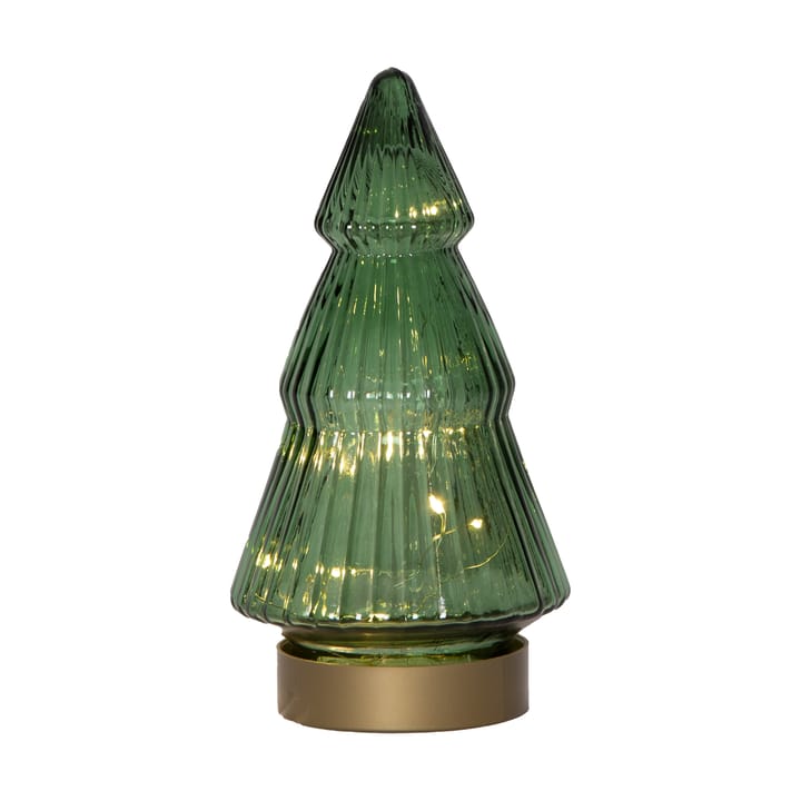Décoration en verre Verde 20 cm LED - Vert - Star Trading