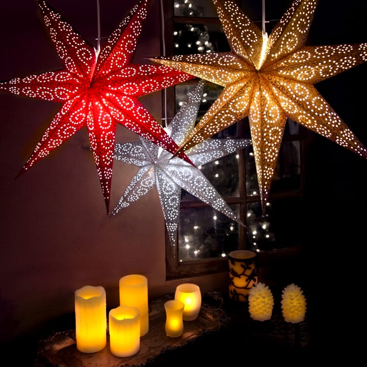 Étoile de l'Avent Antique 60 cm, blanc Star Trading