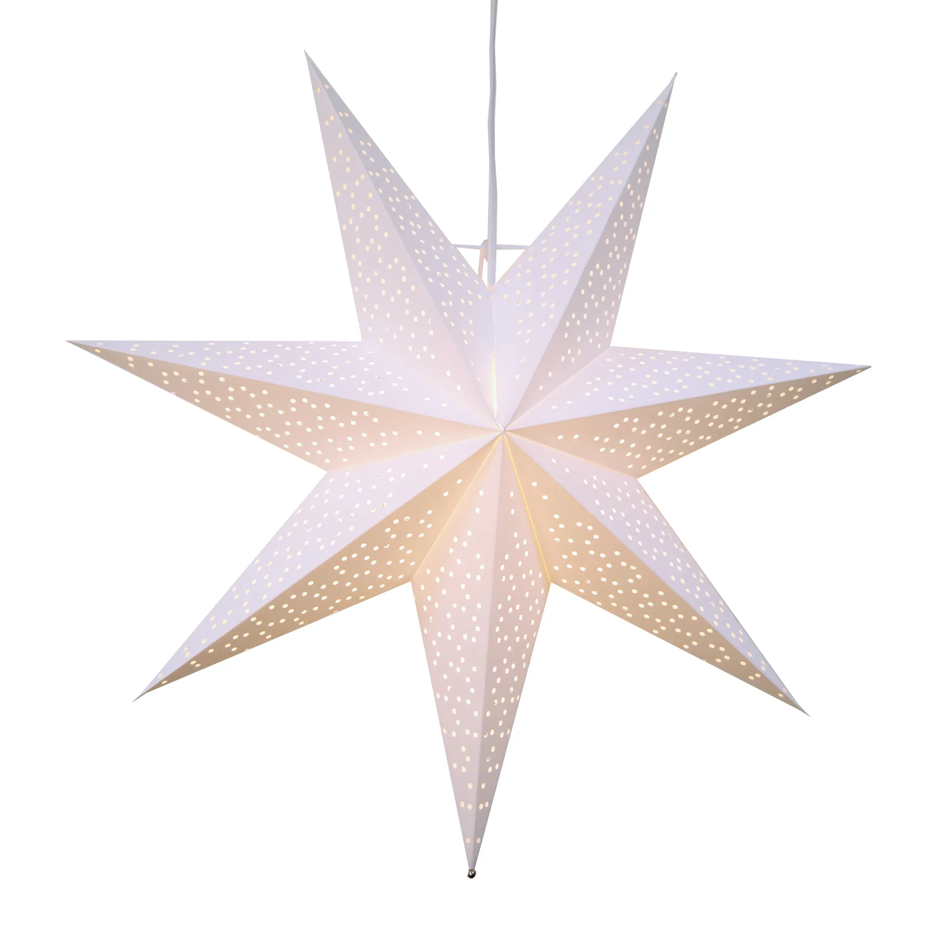 Etoile de l'avent Dot 54 cm, Blanc Star Trading