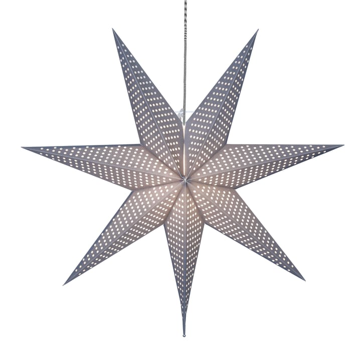 Étoile de l'Avent Huss 60 cm - gris - Star Trading
