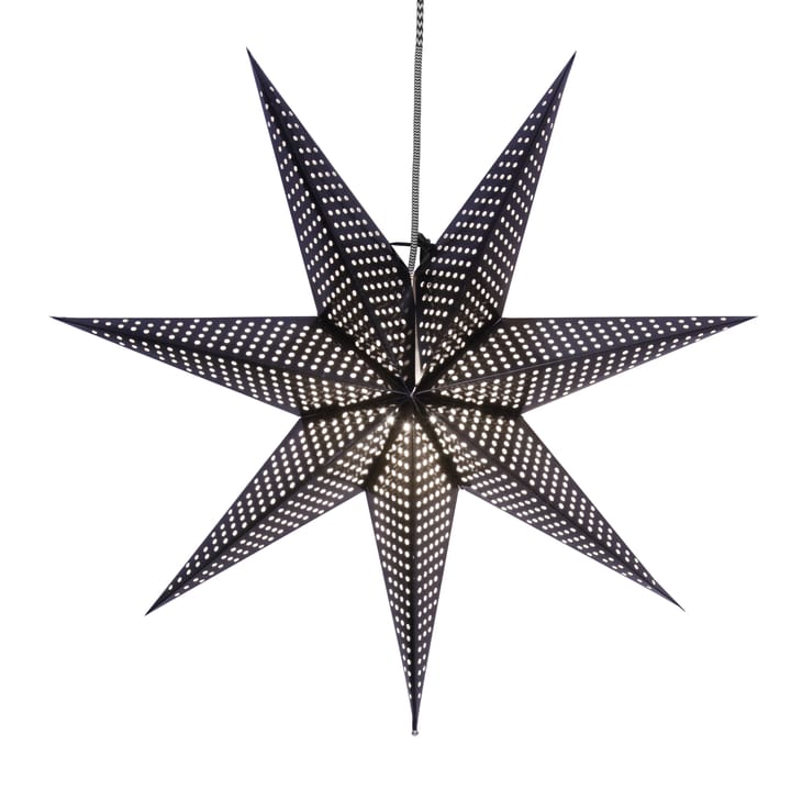 Étoile de l'Avent Huss 60 cm, noir Star Trading