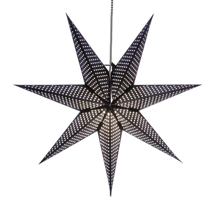 Étoile de l'Avent Huss 60 cm - noir - Star Trading