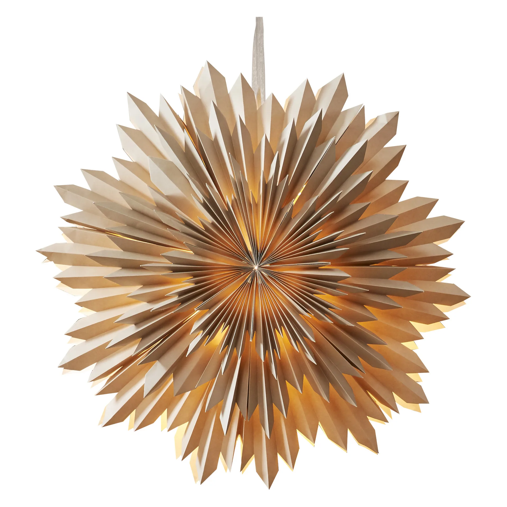 Etoile de l'avent Ice Ø50 cm, Beige Star Trading