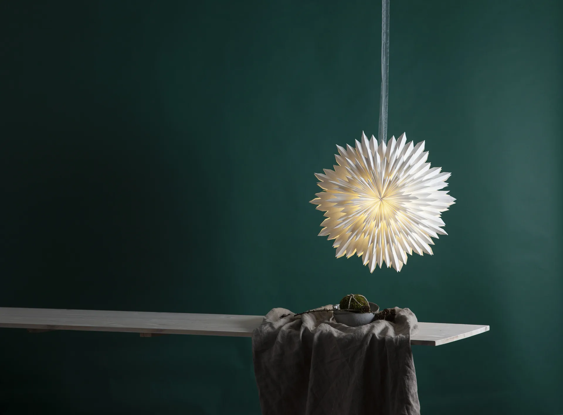 Etoile de l'avent Ice Ø50 cm, Blanc Star Trading