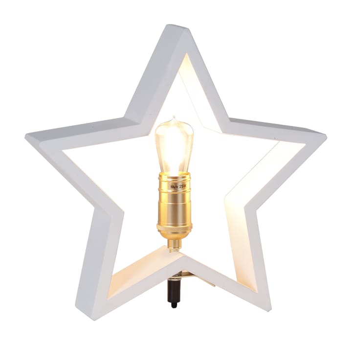 Étoile de l'Avent Lysekil pour la table 29 cm - blanc - Star Trading