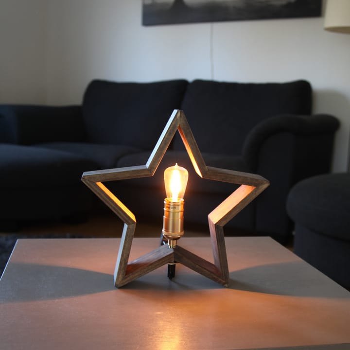 Étoile de l'Avent Lysekil pour la table 29 cm - Marron - Star Trading