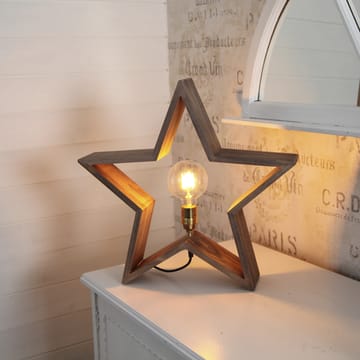 Étoile de l'Avent Lysekil pour la table 48 cm - Marron - Star Trading