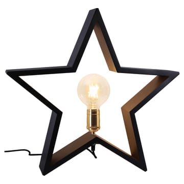 Étoile de l'Avent Lysekil pour la table 48 cm - Noir - Star Trading