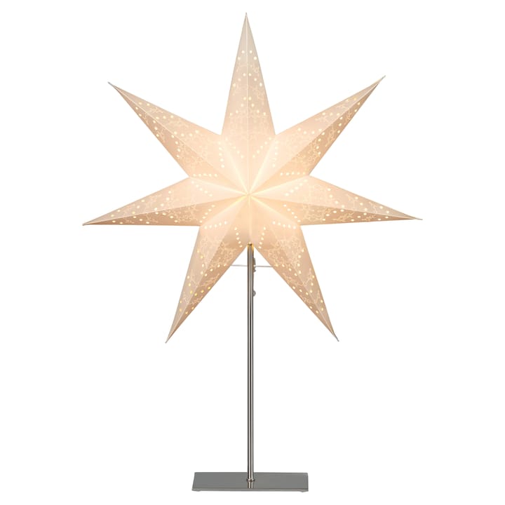 Etoile de l'avent sur pied Sensy 78 cm - Blanc - Star Trading