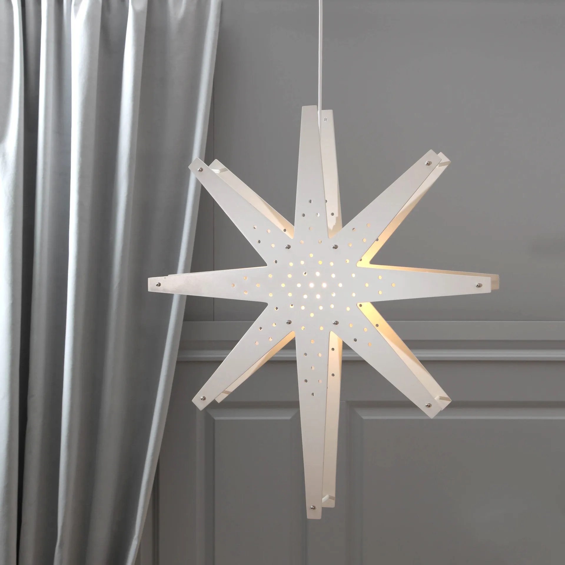 Etoile de l'avent Tall 60x70 cm, Blanc Star Trading