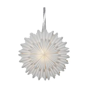 Étoile en papier Crystal Ø55 cm - Blanc - Star Trading