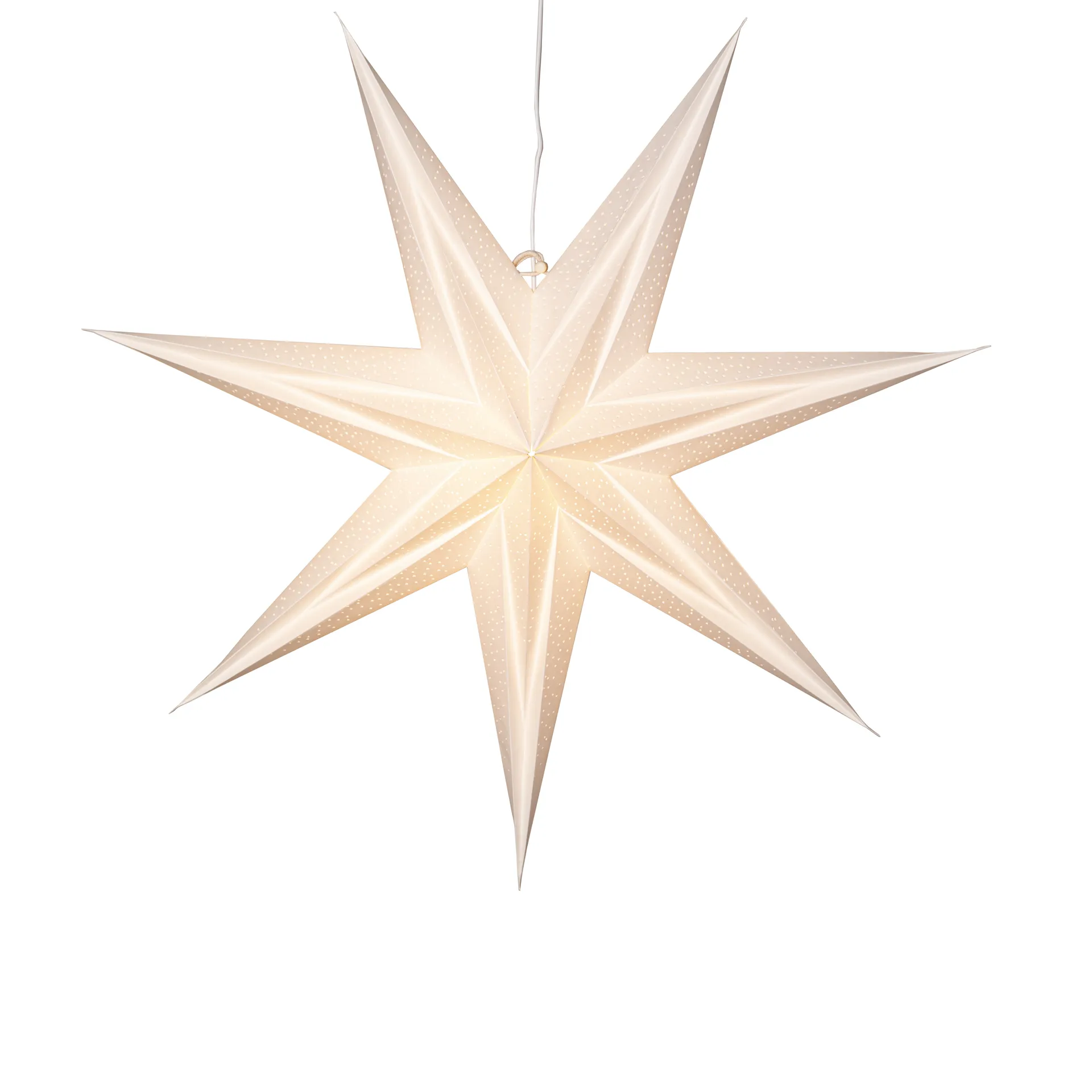 Étoile en papier Holly 60 cm, Blanc Star Trading