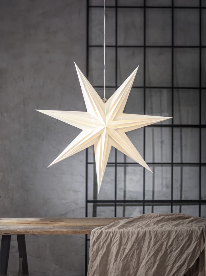 Étoile en papier Holly 75 cm, Blanc Star Trading