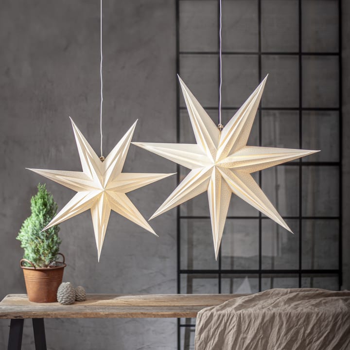 Étoile en papier Holly 75 cm, Blanc Star Trading