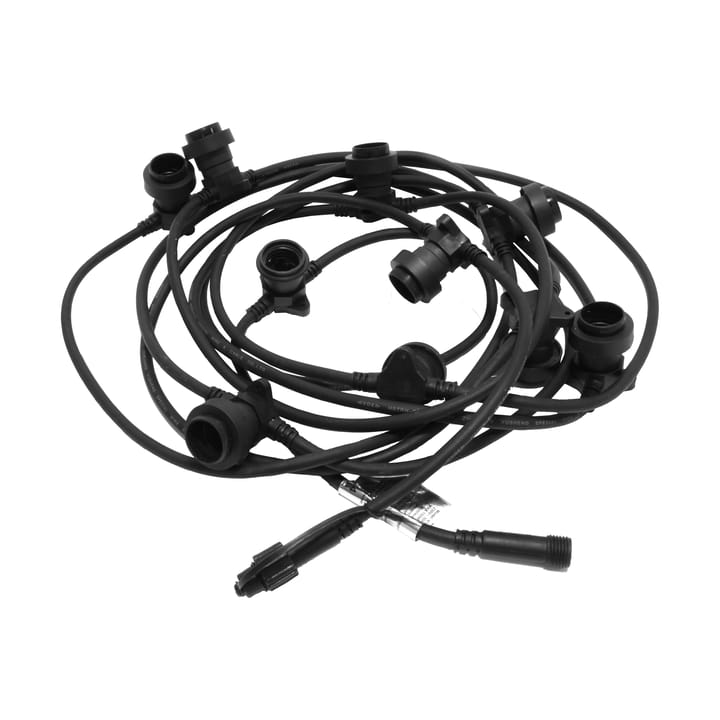 Guirlande lumineuse Connecta 7,35 m E27 - Noir - Star Trading